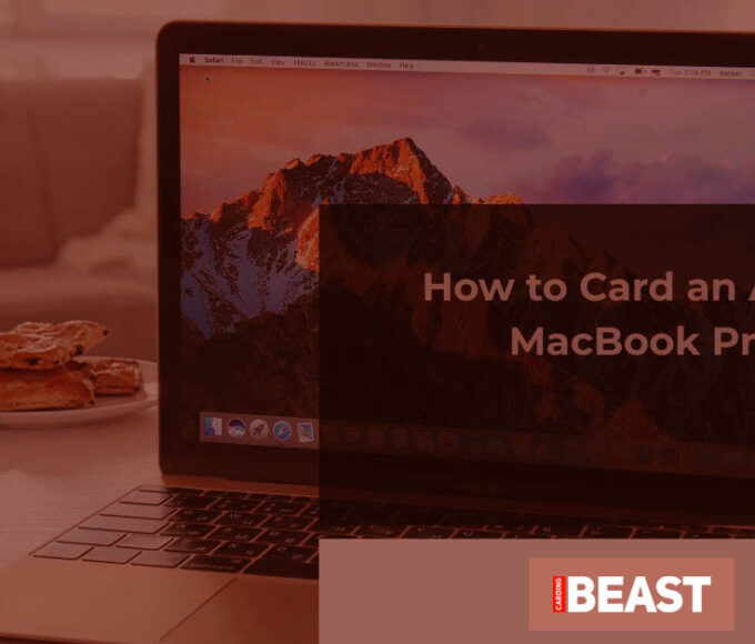 Card an Apple MacBook Pro